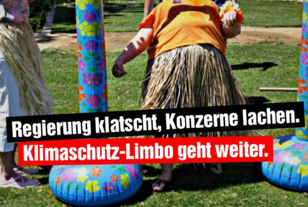 Klimaschutz-Limbo geht weiter!