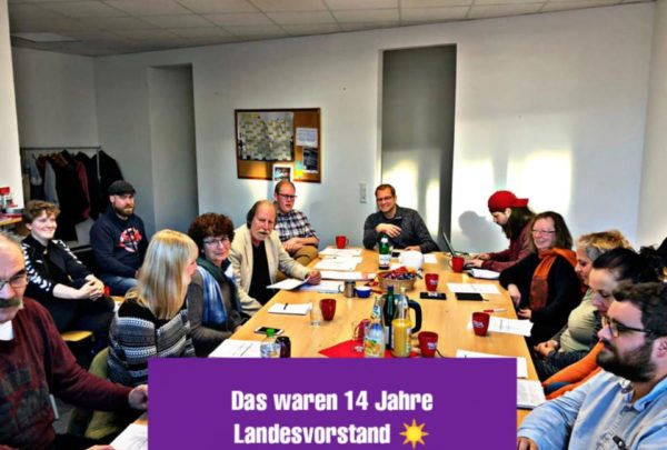 Das waren 14 Jahre Landesvorstand!