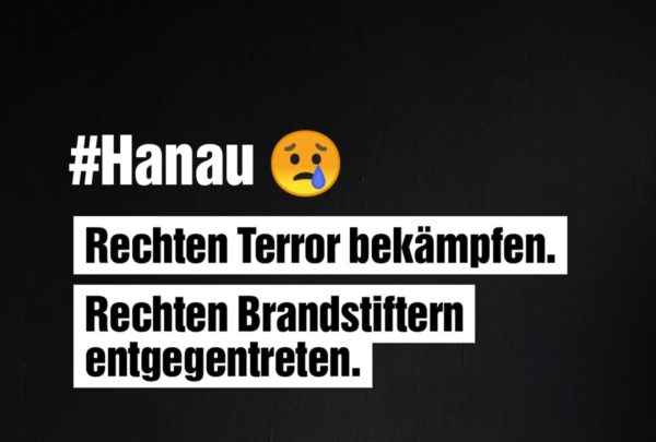 Rechten Terror bekämpfen.