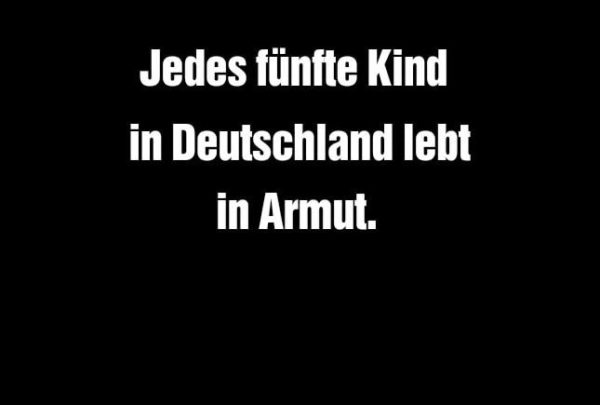 Jedes fünfte Kind in Deutschland lebt in Armut